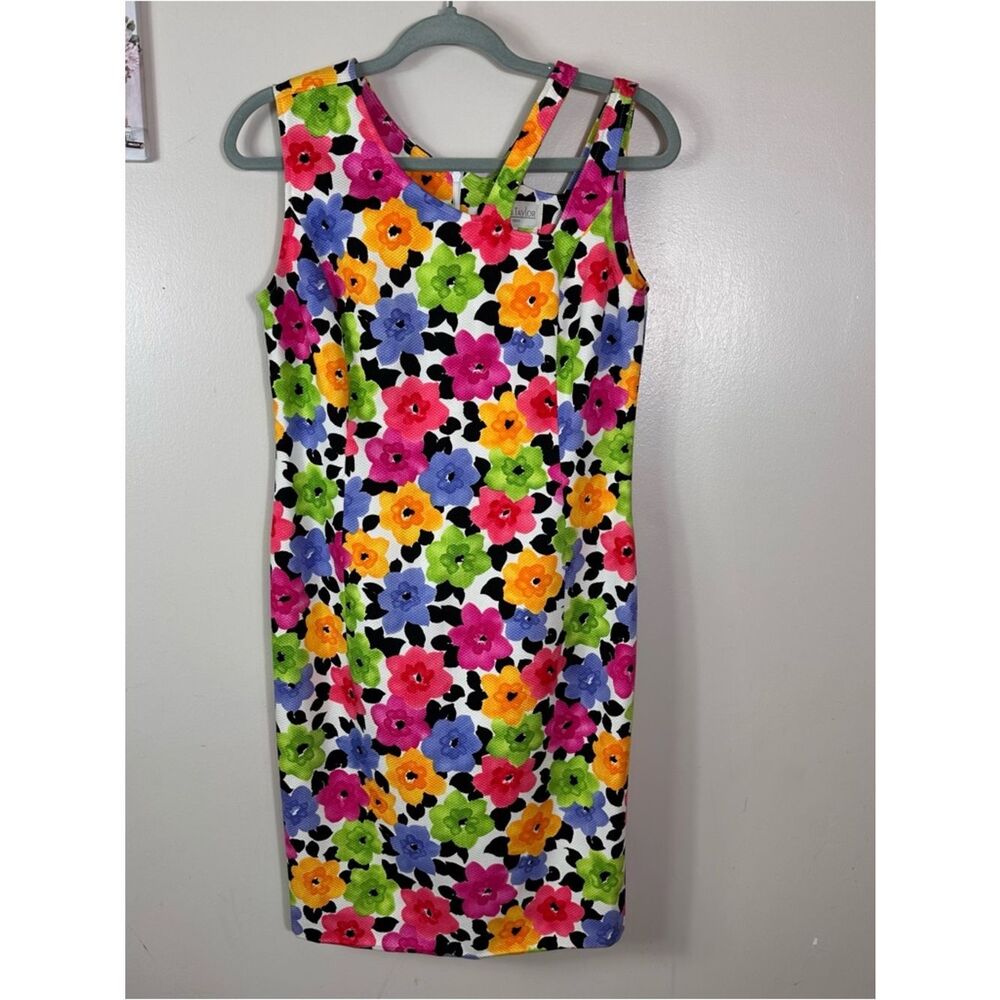 Bright Floral One-Shoulder Dress - Multicolor NWOT